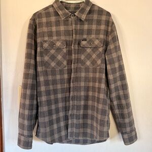 Brixton Charcoal Checkered Shirt